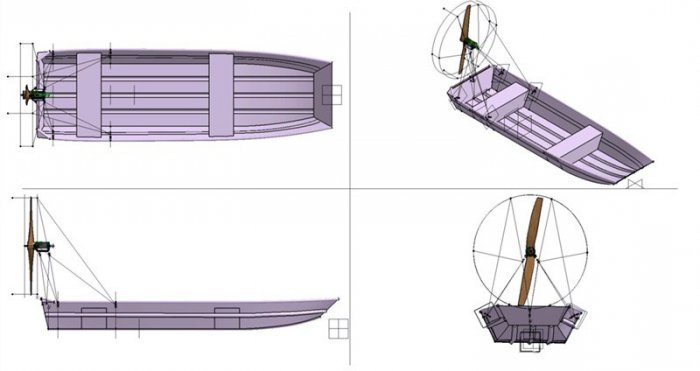 Как сделать аэро лодку