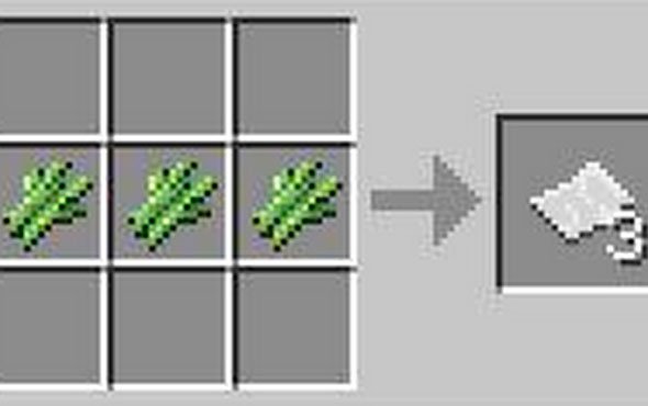 Как сделать бумагу в Minecraft?